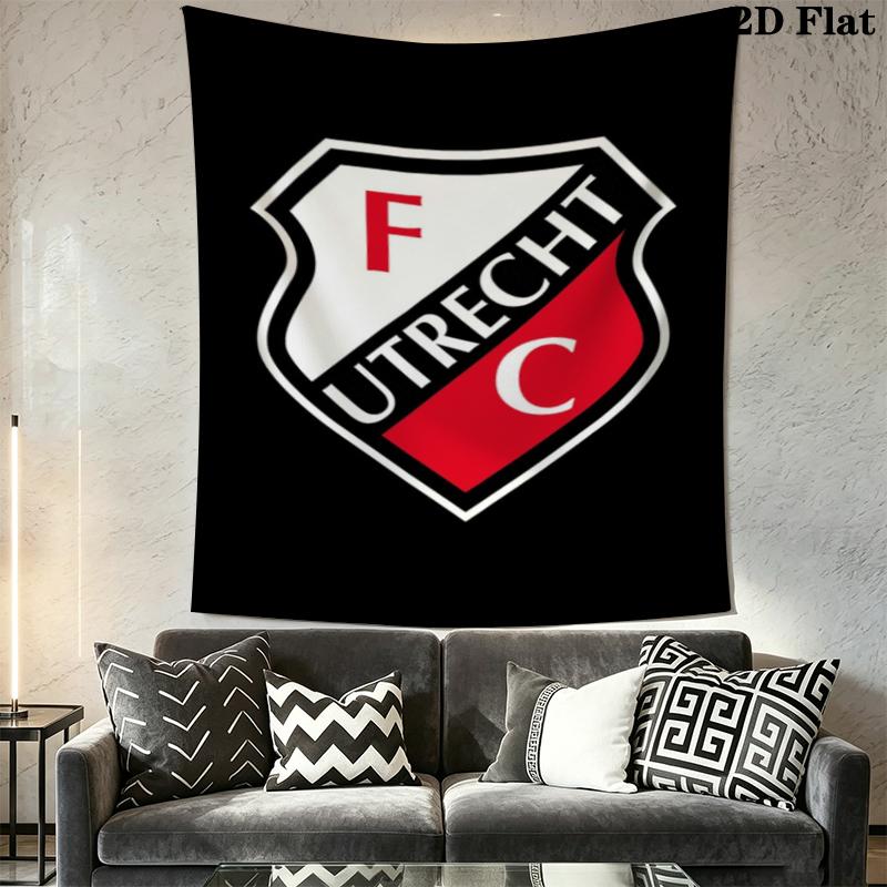 f c utrecht Wall Tapestry Aesthetic Wall Hanging Printed Fabric Blanket Decorative Tapestries for Bedroom Living Room Home Decor