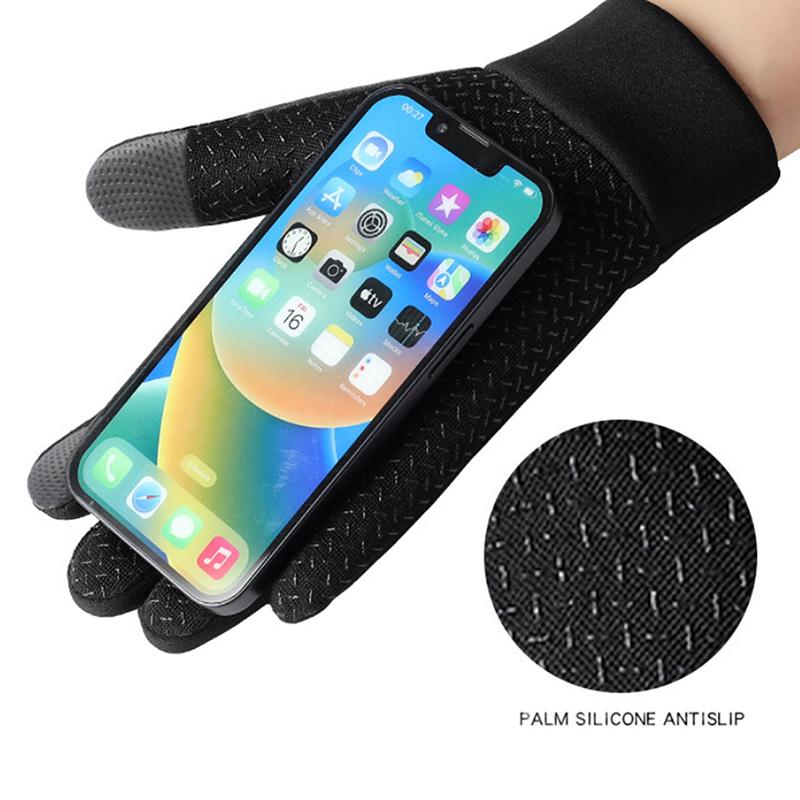 Winter Cycling Gloves Men Gloves Touch Screen Windproof Sports Gloves Warm Thermal Running Ski Cycling Gloves