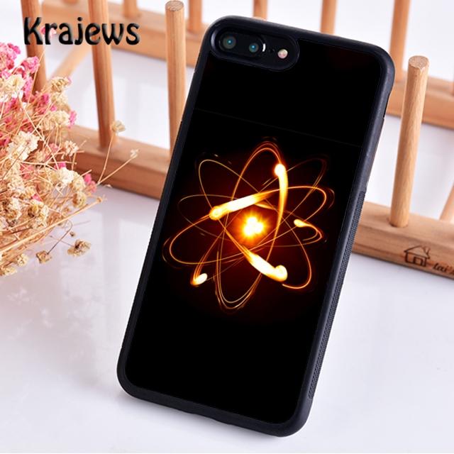 Krajews Atom Chemistry Science Design Phone Case For iPhone 17 Air 16 15 14 Plus 11 12 13 Pro Max Coque Shell Fundas