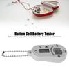Battery Measuring Device Pocket Hearing Aid Battery Power Monitoring Tester Checker Tool Light Gray