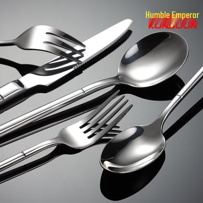 Qianxing Stainless Steel Square Handle Dessert Knife Set