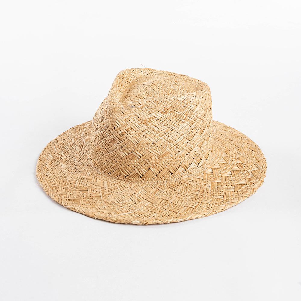 Modischer Hochwertiger Stroh Western Cowboyhut Für Damen Klassisch Vintage Unisex Gekräuselte Breite Krempe Sonnenhut Jazz Kletterhüte Kappen