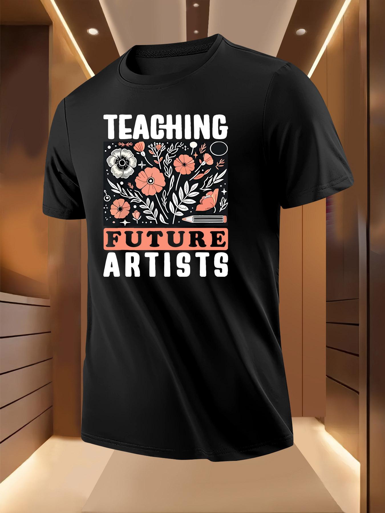 Artistic Teaching Dream Print Pattern Tshirt M