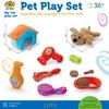 Melissa & Doug Examine and Treat Pet Vet Play Set - Kids Veterinary Play Set Kids Pet Haircut Play Set STEAM Toy Pretend Play