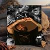 1PC Musician's Heartfelt Expression Flannel Blanket Gift, Suitable for Both Men And Women, Soft Ideal for Beds And Sofa, Birthday Or Christmas Gift