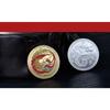 Chinese style, Phoenix Nirvana commemorative gold coins, gold and silver coin commemorative medals