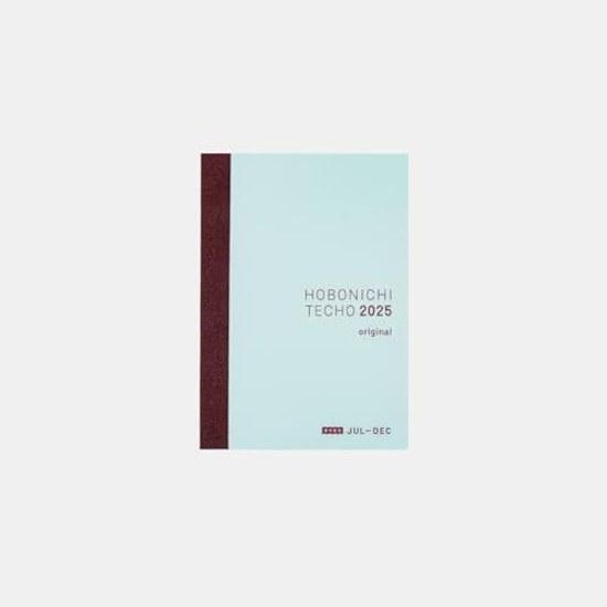 Hobonichi Techo 2025 Main Body Original avec A6 1 Page per Day (Second Half Only) July Monday Start