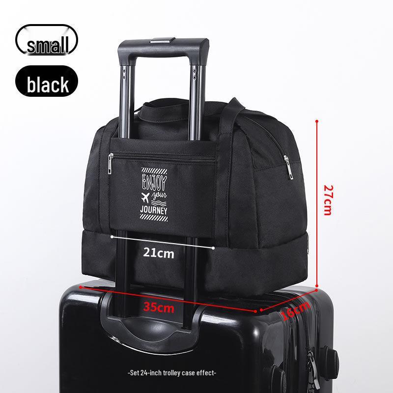 Trolley Sleeve Travel Bag: Portable, Waterproof, Unisex, Wet/Dry Separation, Fitness Equipment Wash Bag