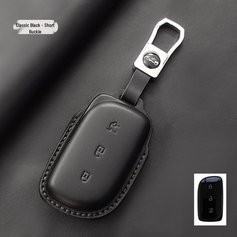 Genuine Leather Key Case for Lynk & Co Z10/Z20 Ultra/Z900 - High-Grade Men's Cross-Border Shell Bag