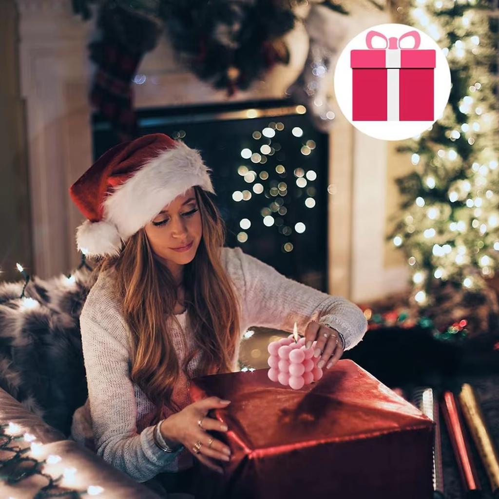 Fragrant bubble cube candle, home decorative fragrant candle, beautiful room decoration, large decorative shaped candle