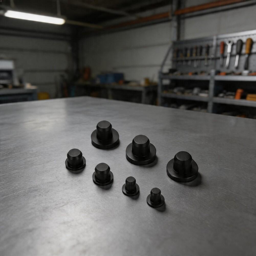 118pcs T Type Rubber Stoppers Set 4mm 5.5mm 6mm 6.5mm 7.5mm 8mm 8.5mm 9.5mm for For industrial Use Sealing Dust Covers