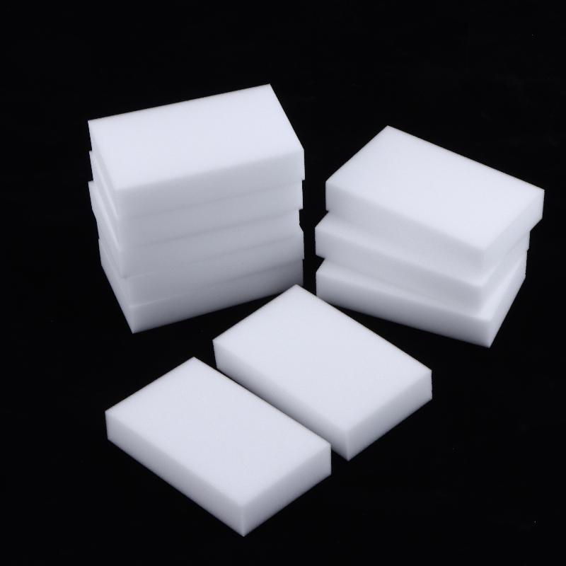 10Pcs Magic Sponge Cleaner Multi-Functional Melamine Cleaning Sponges For Pool Cue Household Bathroom Cleaning Tools