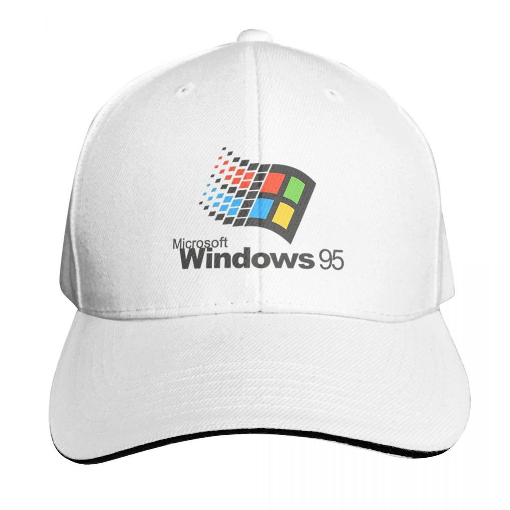 Windows 95 Geeks Nerd Kappe Mode Lässig Baseballkappen Verstellbarer Hut Hip Hop Sommer Unisex Baseballkappen