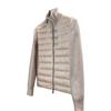 High Version and High Quality M Home New Logo Long Sleeve Stand Neck Splicing Light Down Jacket