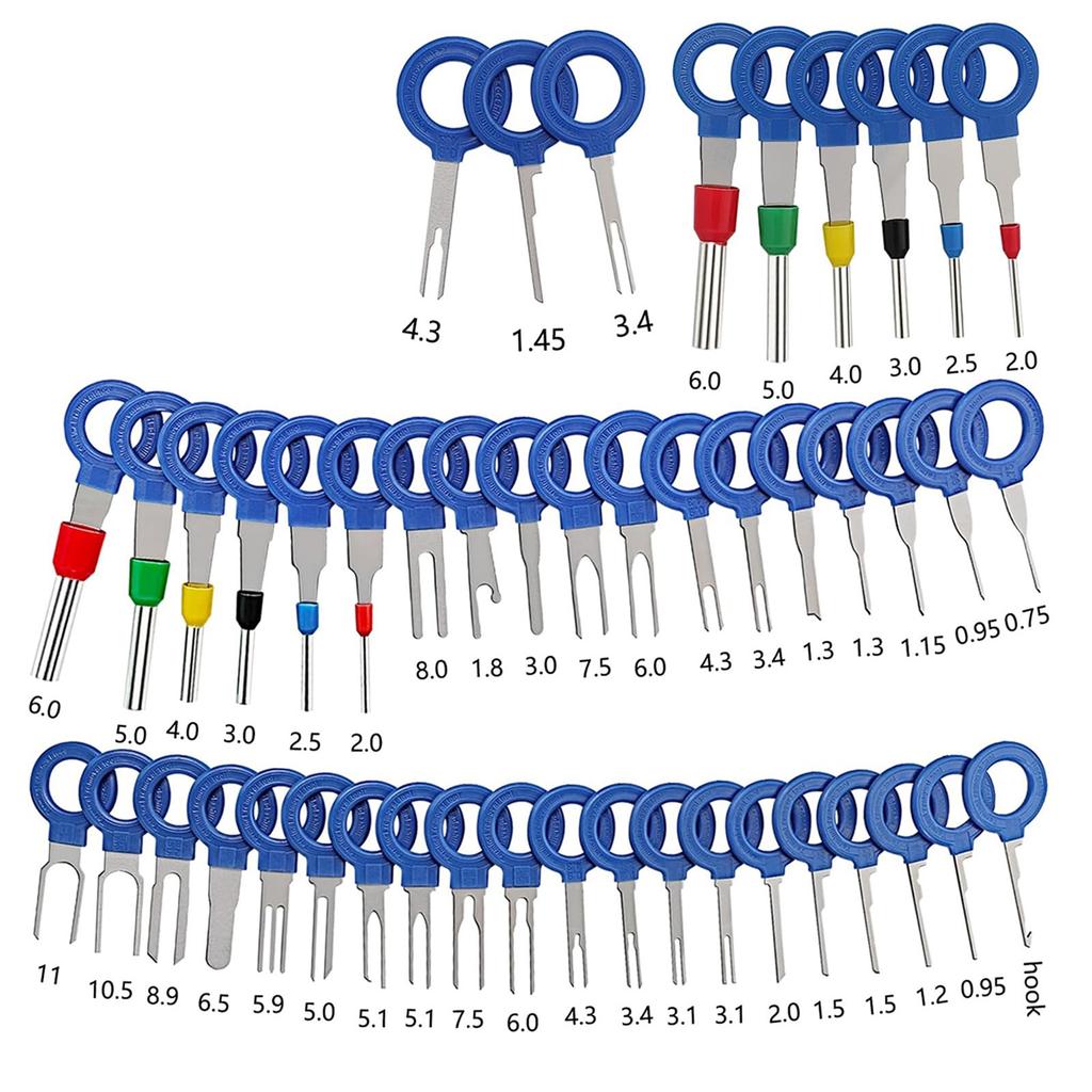 Universal 47Pcs Car Terminal Pin Extractor Separator Tool Set For Precise And Damage Proof Wire Disassembly