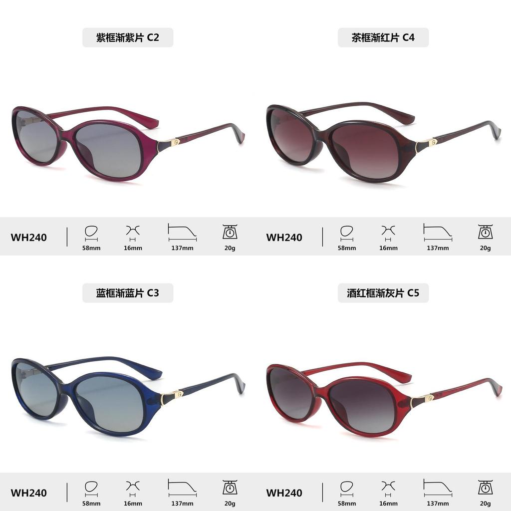 Retro Ladies Fullframe Polarized Sun Glasses With Tac Lenses For Driving And Party Wear