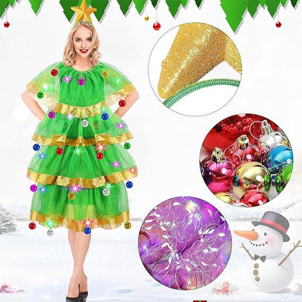 Christmas Lady Christmas Tree Party Performance Dress