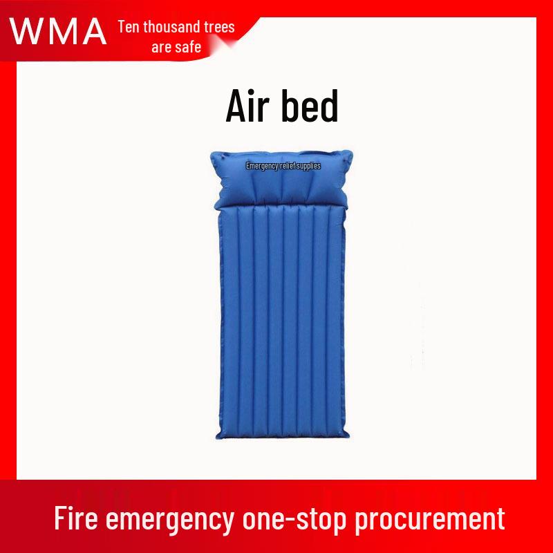 Multi-Purpose Inflatable Emergency Air Mattress for Disaster Relief and Flood Control синий