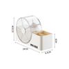 New Luxury Cosmetics Organizer Makeup Storage Box Dressing Table Rack with Rotating Storage Box Desktop Dustproof Cosmetic Boxes