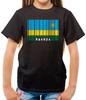 Ruanda Barcode-Stil Flagge - Kinder T-Shirt - Land - Reisen - Flaggen - Kigali