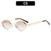 Fashion Polygonal Women Sunglasses Vintage Brand Irregular Sun Glasses Unique Metal Frame Punk Eyewear Men