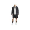 Nike Solid Color Buttoned Utility Shorts Men Bottoms Black DQ6293-010