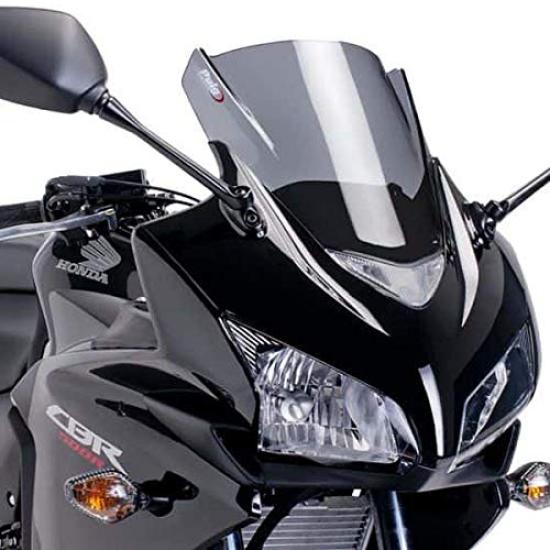 Puig 6479F HONDA Puig Screen Cowl Motorcycle Bike Parts RACING-SCREEN [DARK SMOKE] CB500R/CB400R (13-15)