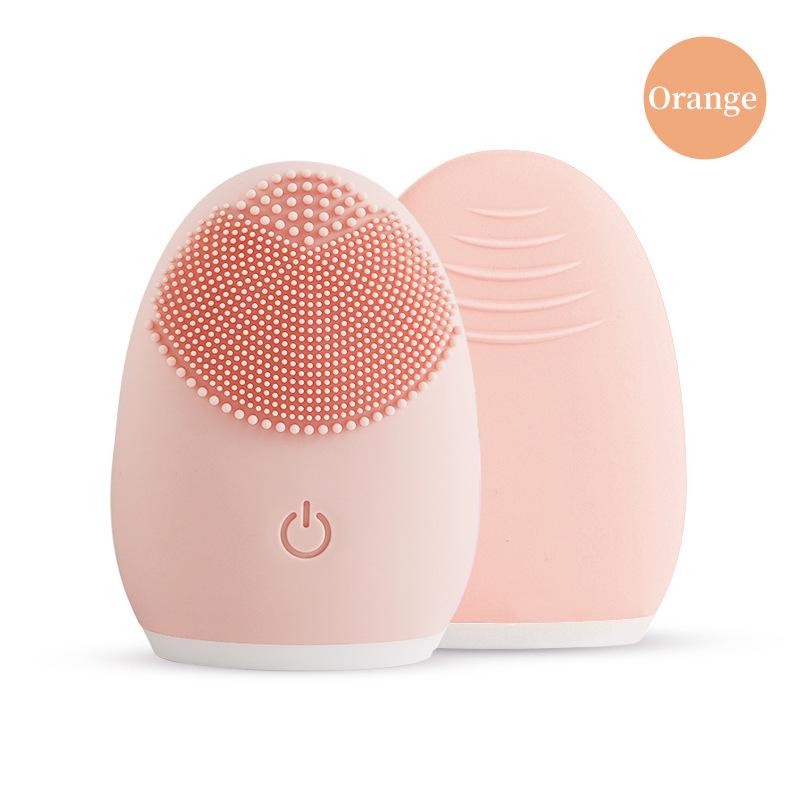Electric Facial Cleansing Brush for Women - Soft Silicone Makeup Remover & Massager