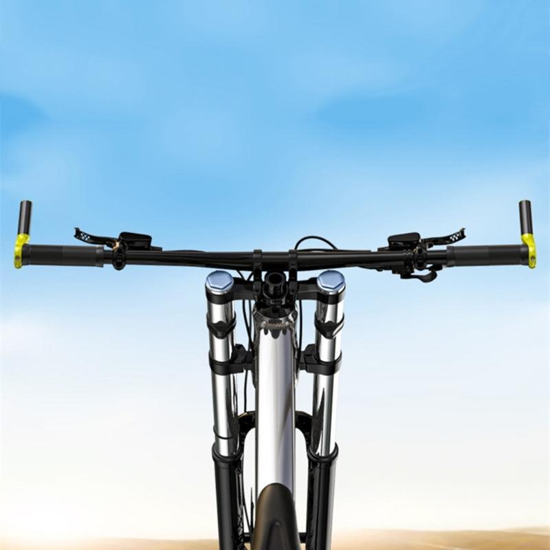 1 Pair Ergonomic Design 22.2mm Cyling Bike Mountain Bike Handlebar Grips Ends Carbon Fiber Handlebar Ends Bar Grips Ends