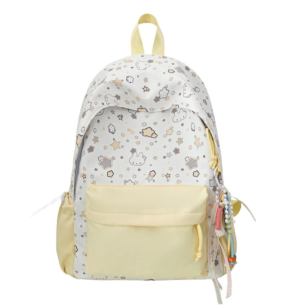 Schoolbag new high-value Japanese fresh and sweet literary and cute cartoon backpack junior high school students lightweight travel backpack