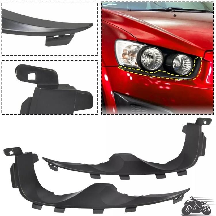 Left and Right Headlamp Housing Bracket Bumper Retainer Suitable for 95976851 GM2508111 95976852 GM2509111 Professional