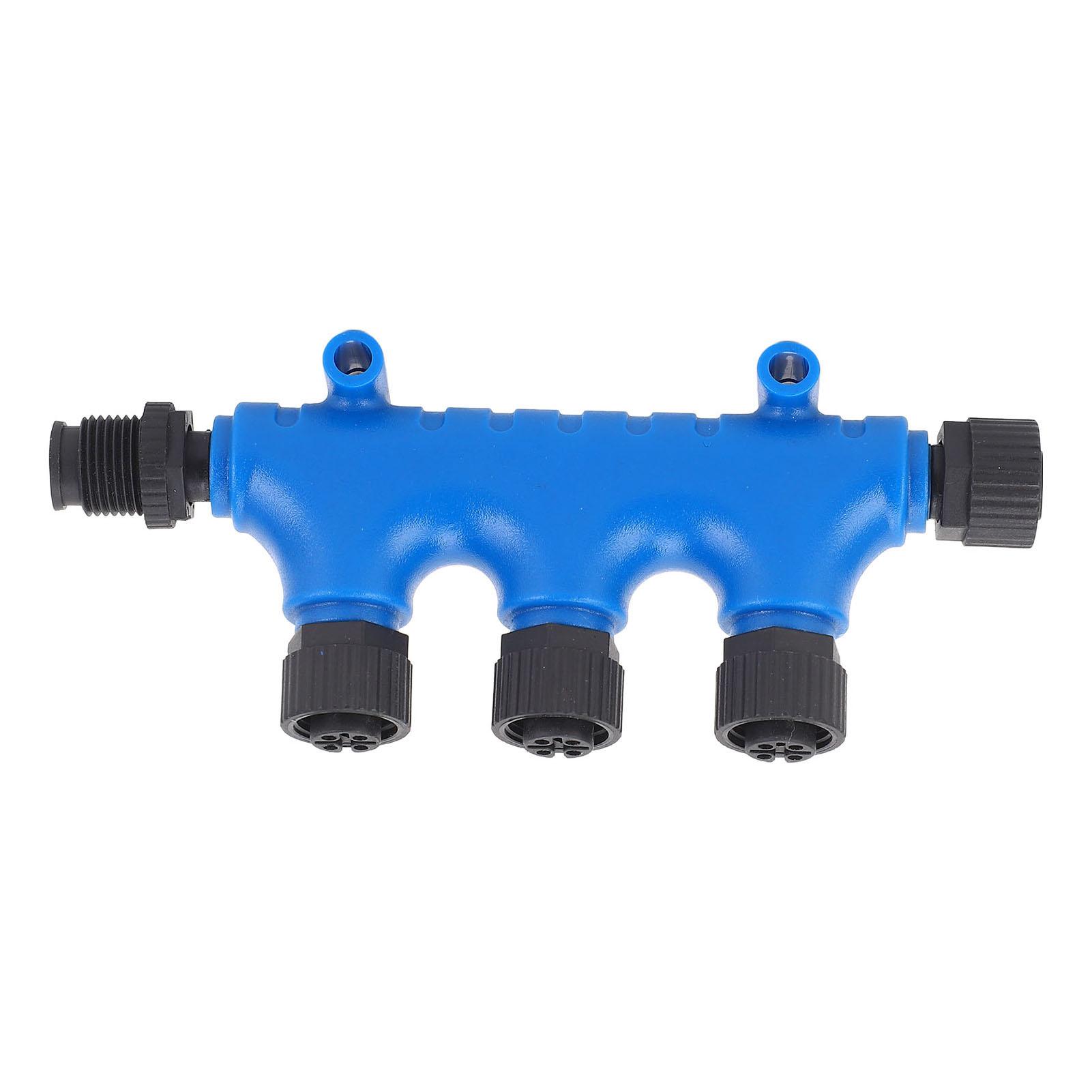 

for NMEA 2000 3 Port T Connector M12 5 Pin IP67 Water Resistant Backbone Drop Cables Multiport Tee