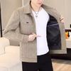 New men's thickened jacket lapel jacket casual short men's cotton clothes