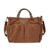 Casual simple shoulder tote bag messenger bag women's large-capacity corduroy women's new handbag