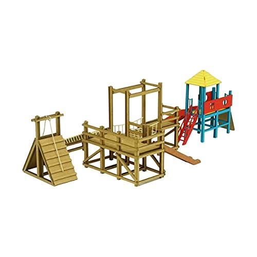 Sankei Nostalgic Diorama Series 1/150 Athletic Playground Equipment Papercraft MP03-111