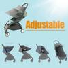 Stroller Sun Shade Black Universal Awning Sun Visor Canopy Cover Baby Windproof Umbrella Sunscreen Cover Stroller Accessories