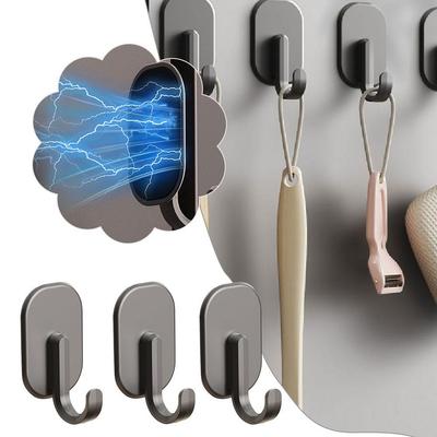 1/3PCS Heavy Duty Magnetic Hook For Kitchen Refrigerator Magnets Hooks Key Towel Storage Holder Bathroom Hangers Z6G0