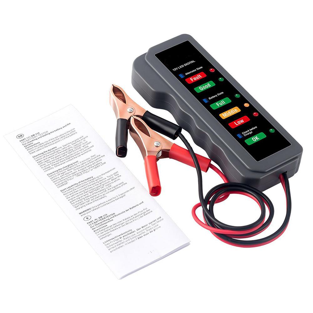 Car Battery Tester Voltage Current Internal Resistance Test Motorcycle EFB Quick Batteries Prof K8G6