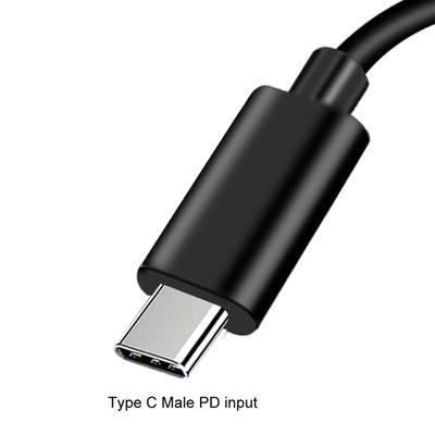 Universelles Typ-C/USB-C PD zu 12V 4,0x1,7mm Konverterkabel für CCTV-Kamera Router Mehrzweck-Typ-C Stromkabel