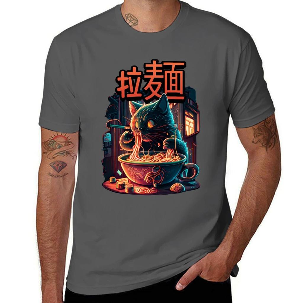Late Night Ramen T-Shirt anime t shirts for man g man t shirts for men t shirts cotton 100% T-Shirt
