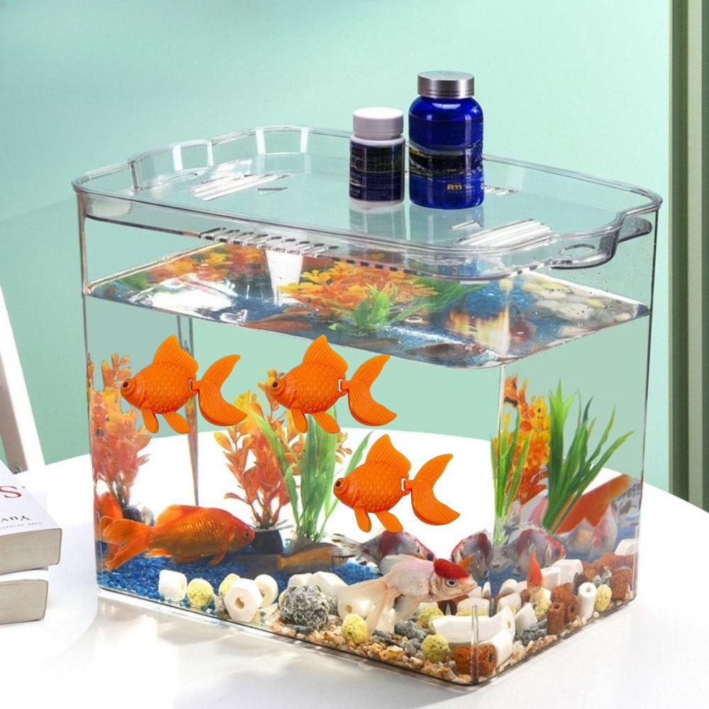 1pcs [Never Feed] Simulated Floating Goldfish Self-swimming Aquarium Decoration