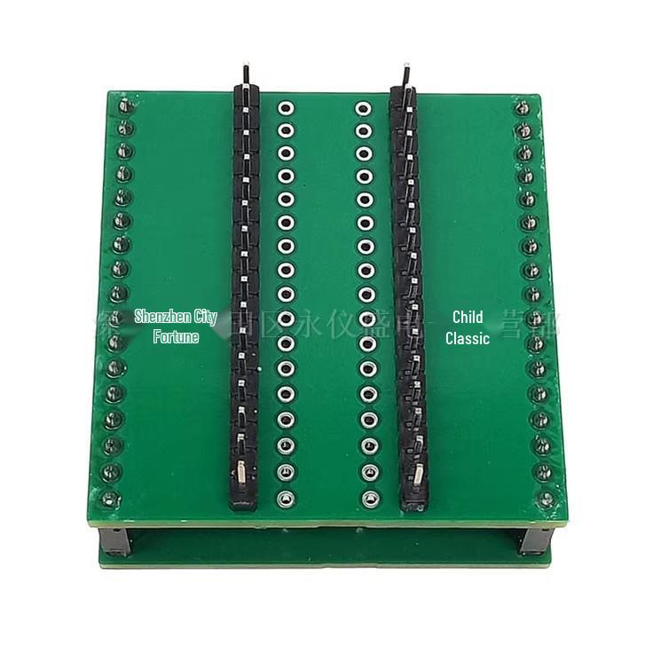 QFN28/QFN4x5-28L Clamshell Chip Burn-in Test Socket, High Temp Resistant, 6:8 Arrangement