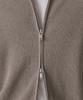 Musinsa Standard Cotton High-Neck Zip-Up [Taupe]