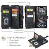 For IPhone 18 Pro Max 18 Pro Case Zipper Wallet PU Leather Flip Cover Wristlet Strap Card Holder Slot Shockproof for Women Men