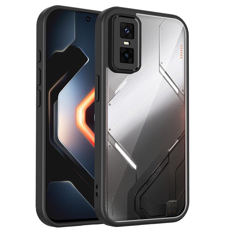 

Прозрачный силиконовый чехол для Infinix GT 30 20 Pro GT30 GT20 Pro PC Задняя крышка TPU Бампер Ударопрочный Прозрачный Чехол для телефона Infinix GT 20 Pro чёрный