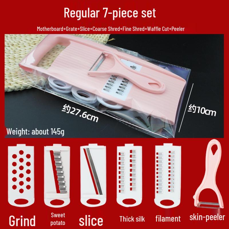 Stainless Steel Multifunctional Vegetable Cutter & Grater with Potato Peeler