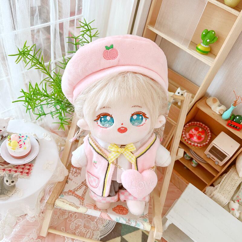 Star Doll Humanoid Doll Plush Toy, Kexin Internet Celebrity Cute Cotton Doll Naked Baby 20Cm No Attributes