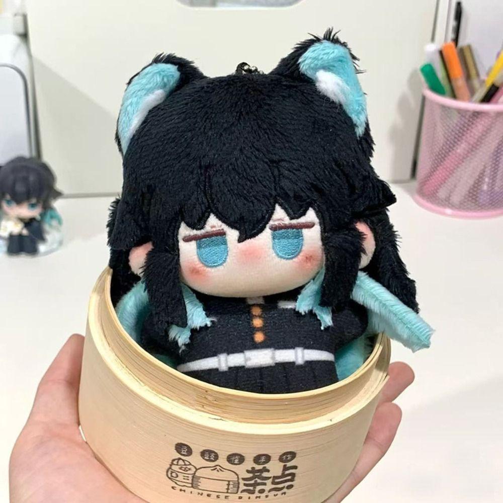 10cm Demon Slayer Plush Doll Kochou Shinobu Kyoujurou Stuffed Kamado Nezuko Tsuyuri Kanao Anime Peripheral Tomioka Giyu Pendant