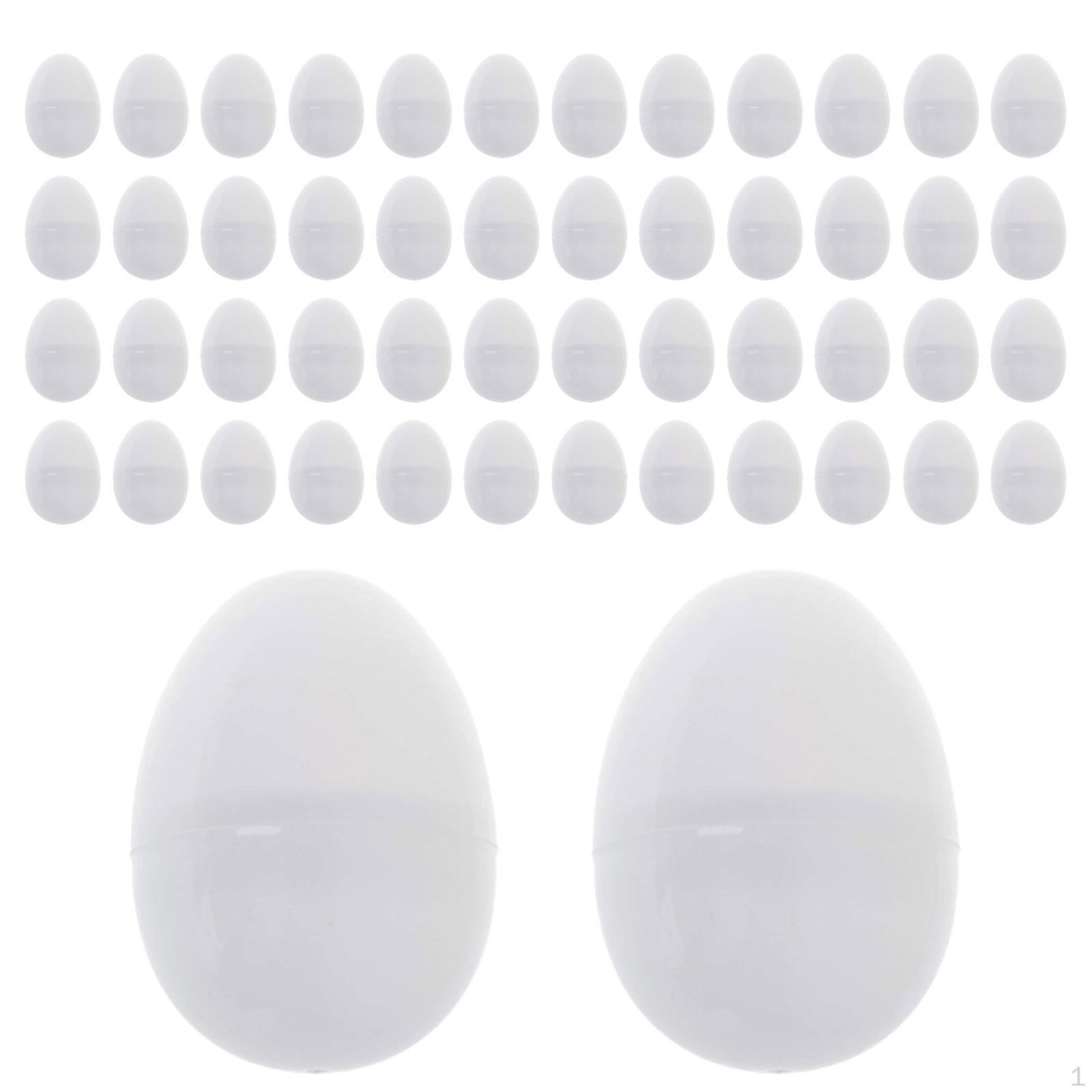 

Красочные пасхальные яйца, заполняемые украшения, креативный весенний декор, набор для самостоятельного изготовления 50pcs