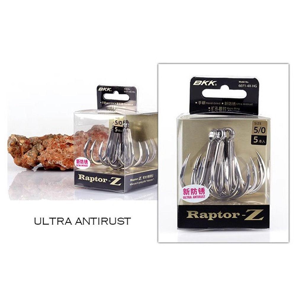 5/6/7/8Pcs 4X Intensify Fishing Triple Anchor Hook Carbon Steel Fishing Tackle Barbed Hooks  Outdoor